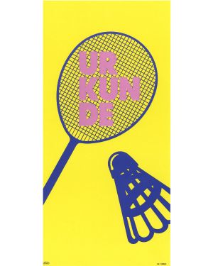 Badminton, Sonderformat mit Prägung
